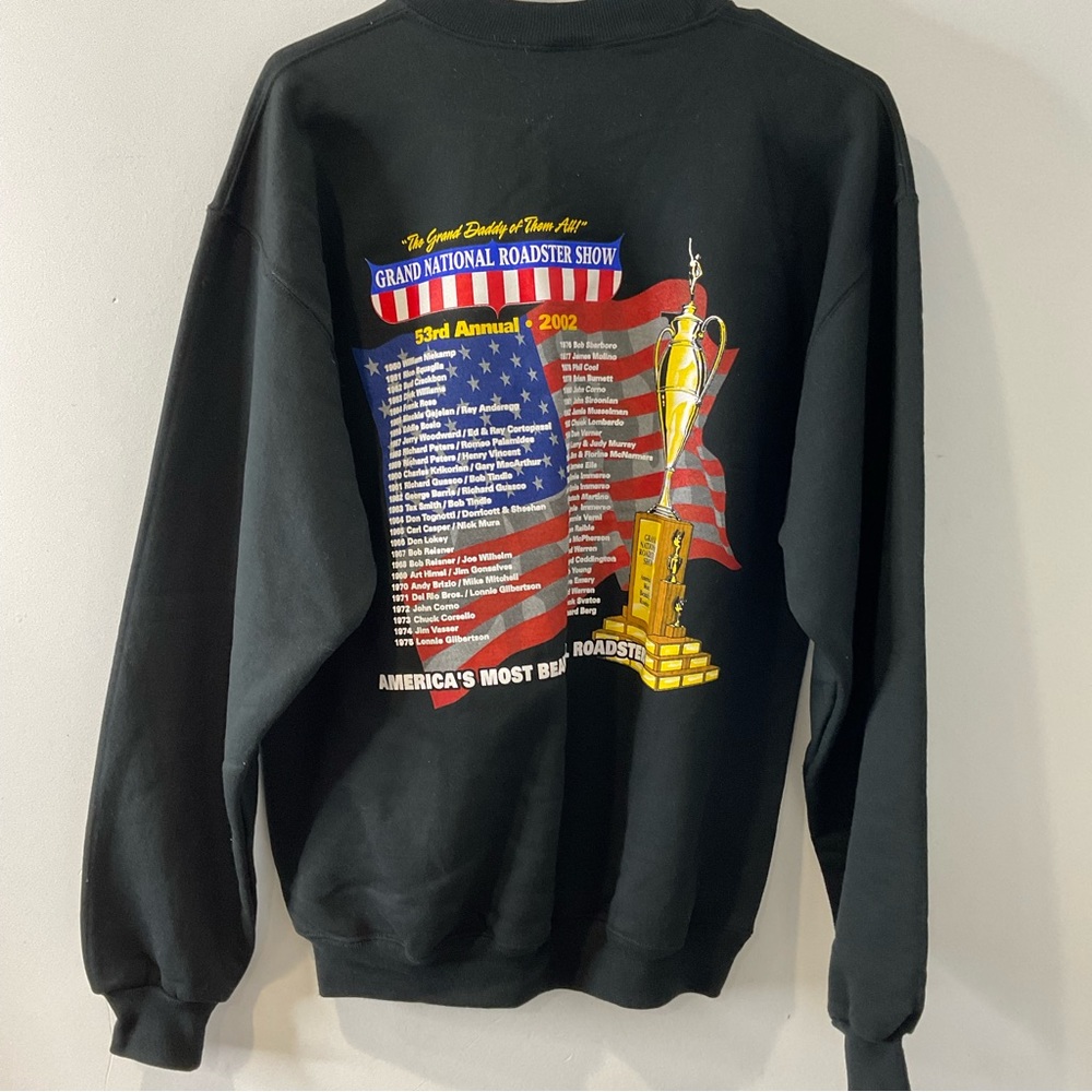Black long sleeve grand national roaster show